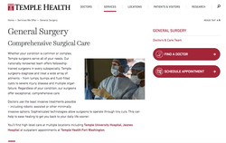 TH Healthcare System Landing Page